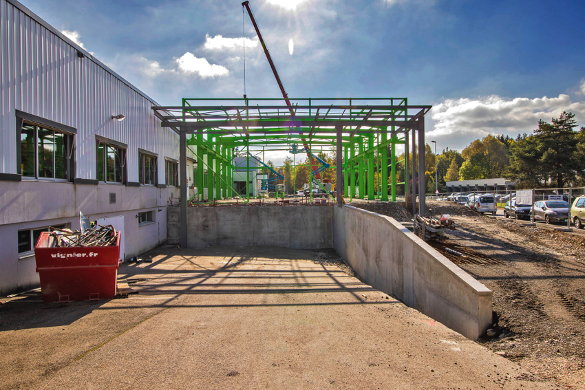 Suivi de chantier Annecy Technology (du 15 au 31 octobre)